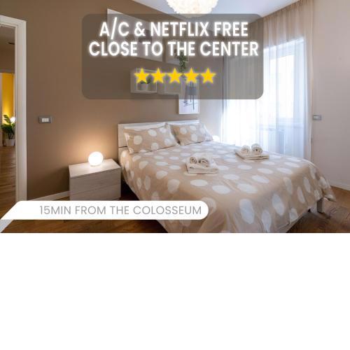 -15min dal Colosseo- Aria condizionata & Netflix Gratis
