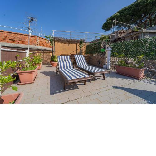 012b - Moneglia loft, big terrace in the center 100m SEA