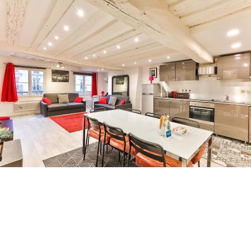 100 - Luxury 2 Bedroom - Beaubourg Marais