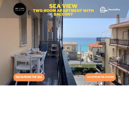 [100 metri dalle spiagge] Bilocale con vista mare