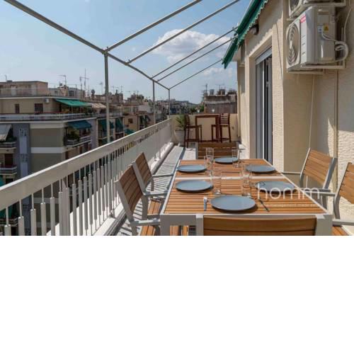 126m² homm Penthouse, Amazing Acropolis View,9 ppl