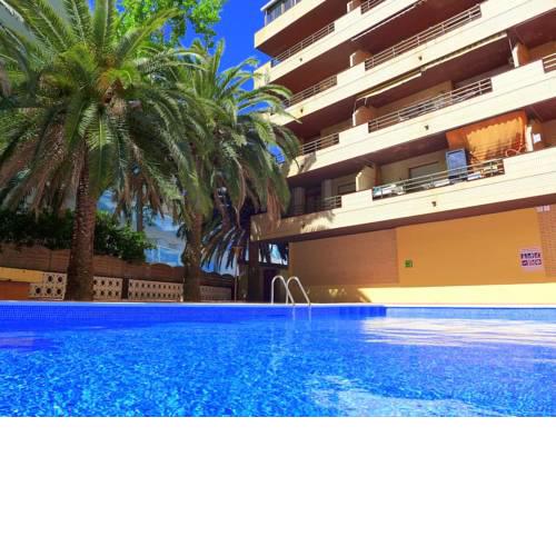 161325 – Bonito apartamento en Salou de 4 Pers 1 dormitorio con A/C y calefacción.