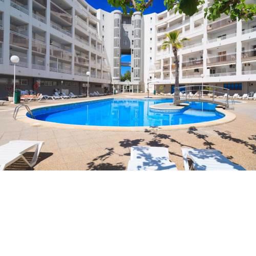 161327 Bonito apartamento en Salou de 4 Pers 1 dormitorio con piscina y solárium