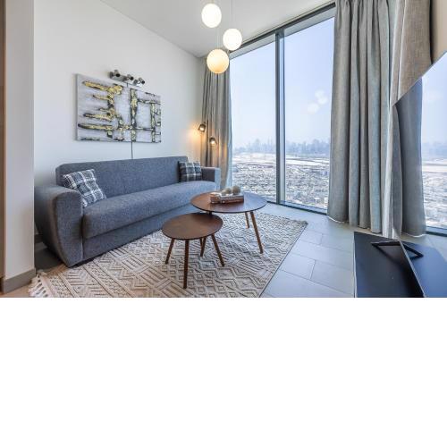 1BDR I Burj Khalifa View I Sobha Waves