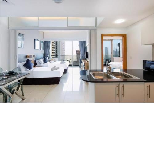 1BR Converted into 2 in Ocean Heights by Livbnb
