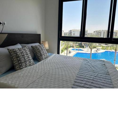 1BR in Marassi Marina with Pool View and Beach Access