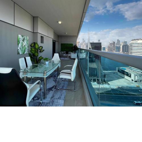 2 Bedroom Burj Khalifa View Apartment with Large Private Terrace