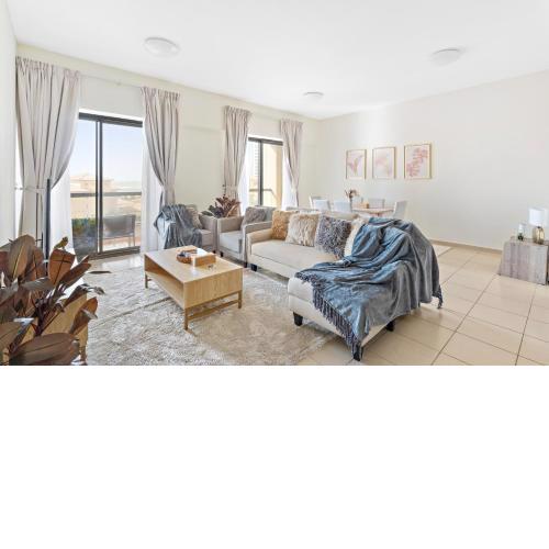 2 Bedroom JBR Apartment with Bohemian Design and Beachfront Location