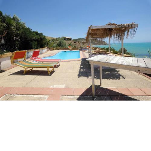 2 bedrooms appartement at Realmonte 200 m away from the beach with sea view shared pool and furnished terrace