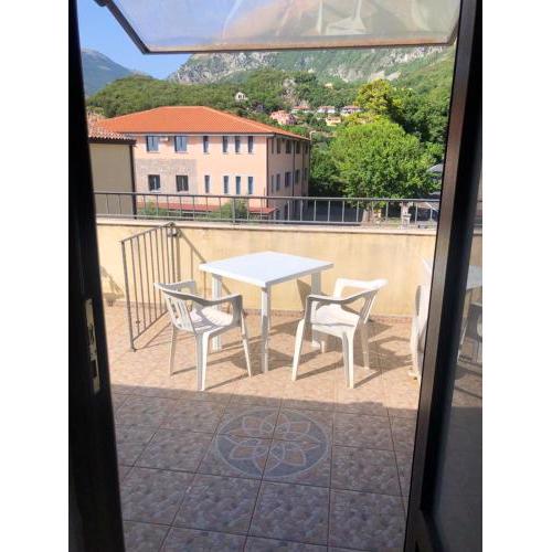 2 bedrooms appartement with city view and furnished terrace at Maratea 2 km away from the beach