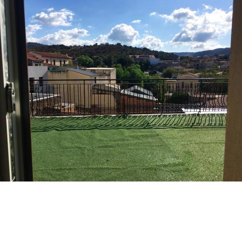 2 bedrooms appartement with city view and furnished terrace at Teulada 8 km away from the beach