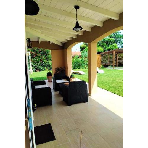 2 bedrooms house with furnished terrace and wifi at Pescia Romana 3 km away from the beach