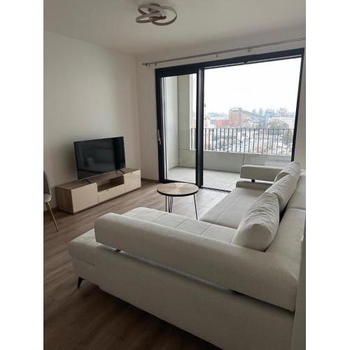 2 rooms apartment in Downtown,Free parking,late check-out,big balcony