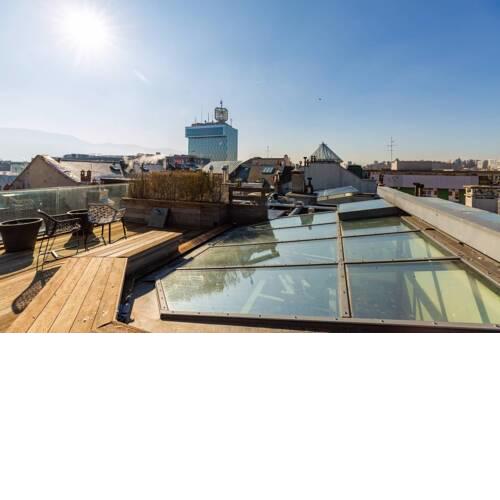 2BD Modern Apartment in Geneva Center with Rooftop