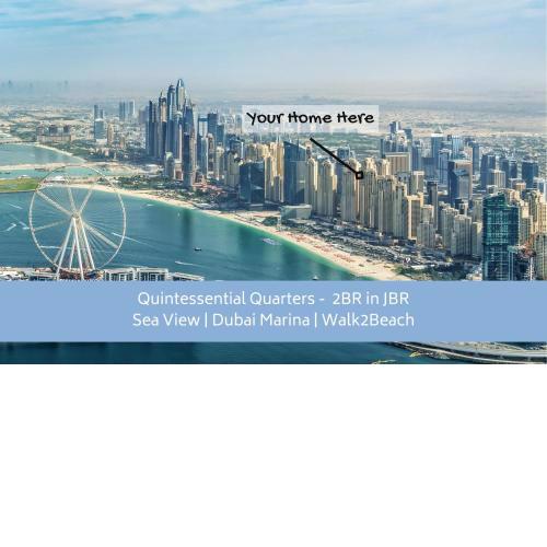 2BR in JBR / Sea View / Dubai Marina / Walk2Beach