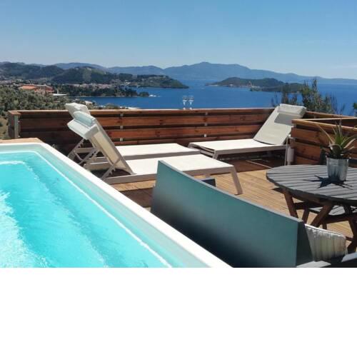 2br Suite White gea with private pool