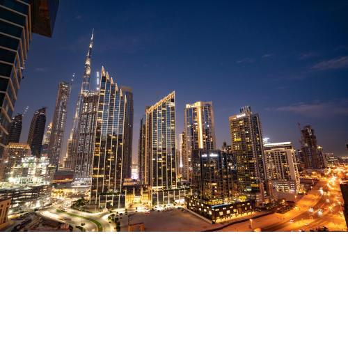 3 Bedroom Condo w terrace facing Burj Khalifa.