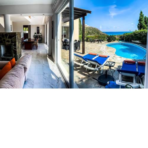3 bedroom villa , with fantastic sea view, landscaped garden. Free Wi-fi