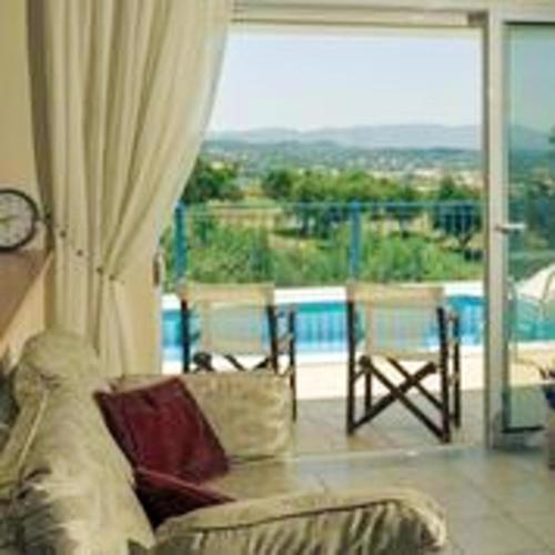 3 bedrooms villa with sea view private pool and enclosed garden at Planos 1 km away from the beach
