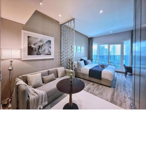 5-Star Luxury Studio Near Burj Khalifa with Amazing Canal & City View!