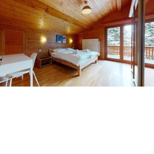 5min. from the ski slopes Crans-Montana, 2 bedrooms, covered parking