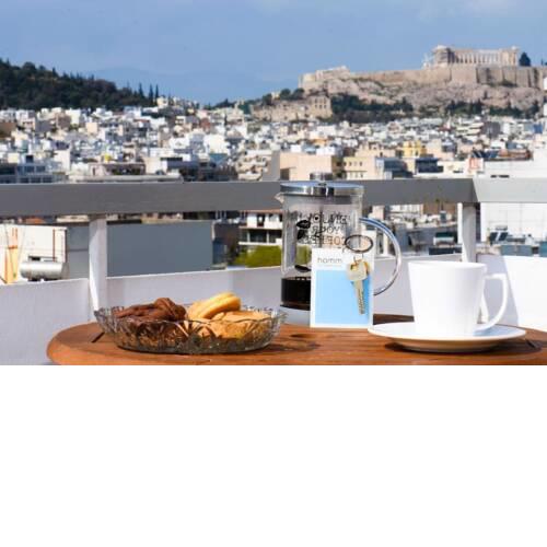 6th Floor homm flat with Acropolis view