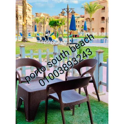 شاليه بورتو ساوث بيتش ارضى عالبسين مباشره عائلات فقط