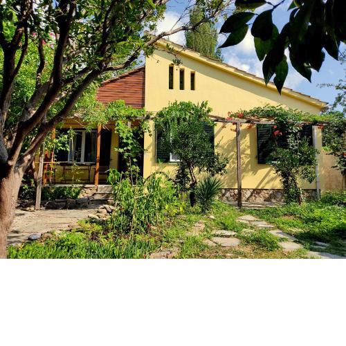 A house with garden by the sea