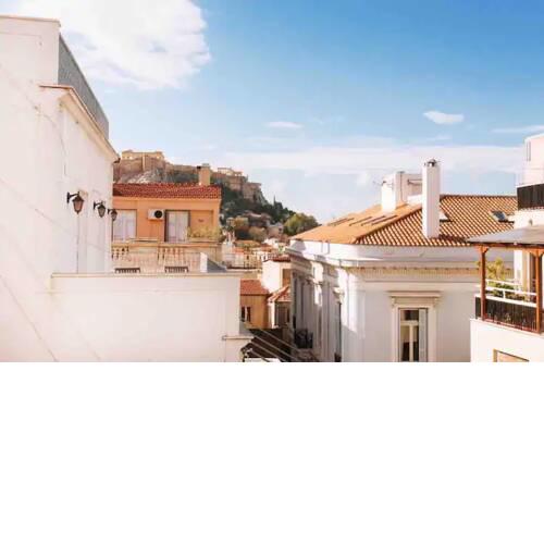 A Masterpiece in Plaka with Big Balcony and Acropolis View