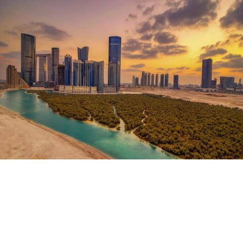 Abu Dhabi Cozy Mangrove View, Seaview Apartment