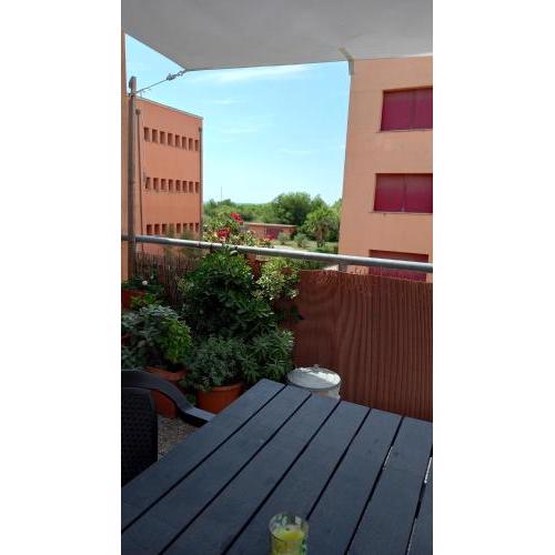 Accesso diretto sul mare con terrazza in parco naturale