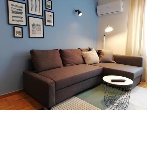 Acropolis cozy blue flat