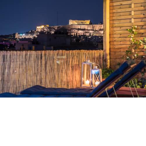 Acropolis view under the stars!
