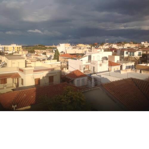 Aegina Blue Sea and Town Views