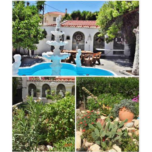 Aegina town, summer house with beautiful garden