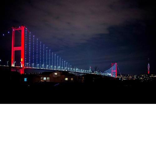 Aesthetic Penthouse With The Bosphorus Bridge View