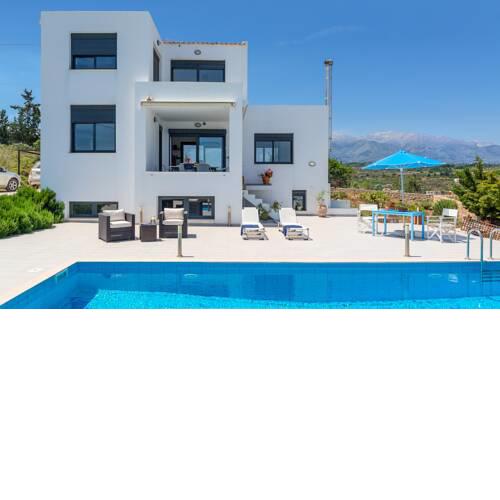 Agios Pavlos Villa Sleeps 8 with Pool and Air Con