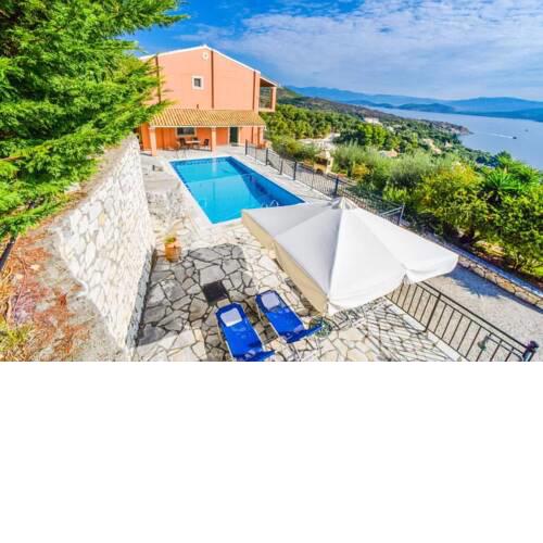 Agios Stefanos Sinion Villa Sleeps 6 with Pool Air Con and WiFi