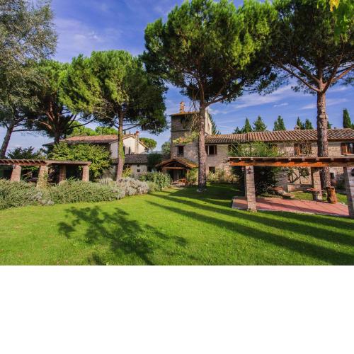 Agriturismo with swimming pool in the hills between vineyards olive groves and forests