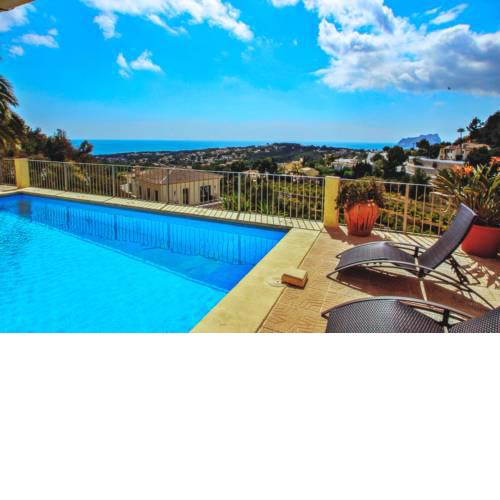 Alegria - sea view villa with private pool in Moraira
