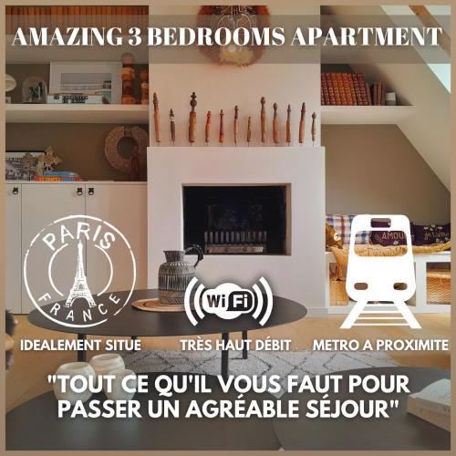 Amazing 3 bedrooms apartment in the heart of Paris