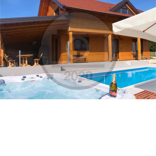 Amazing home in Grkavescak w/ Outdoor swimming pool, Jacuzzi and 3 Bedrooms