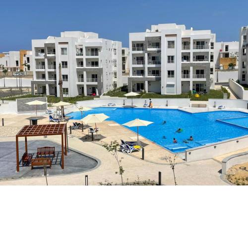 Amwaj Seaside Retreat- Luxury 2BR Chalet in Amwaj Sidi Abdelrahman