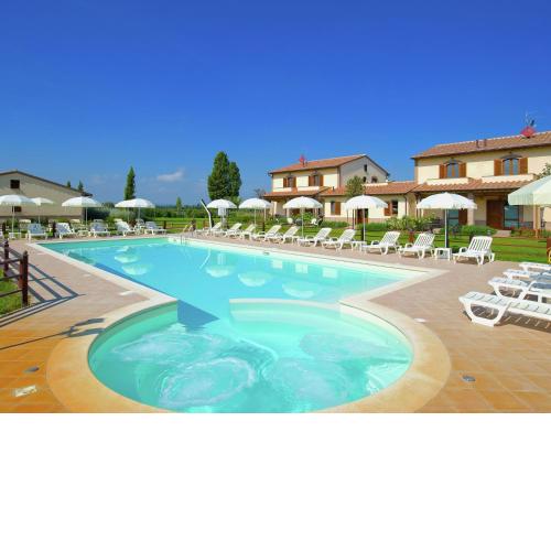 An agritourism complex with views of Assisi