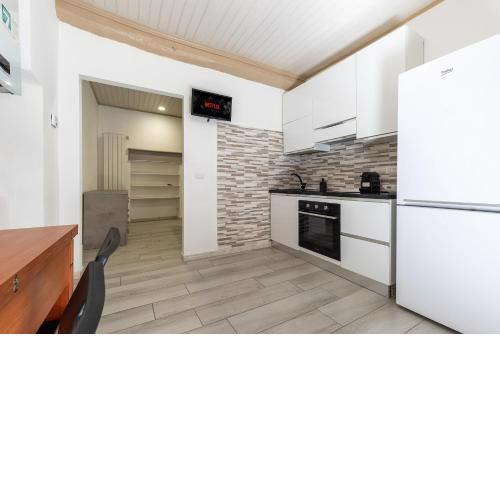 Ancient courtyard, modern medieval apartment