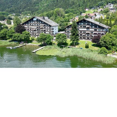 ANJA Seeblickappartement Haus Hänsel u Gretel am Ossiacher See mit direktem Seezugang, Hallenbad