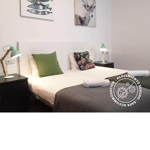 Apartamento Amplio y Central a pie de Playa la Concha