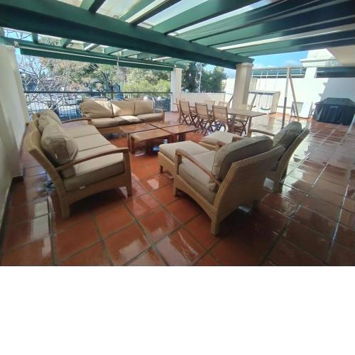 Apartamento con gran terraza
