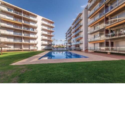 Apartamento en Roses con vistas al canal y piscina