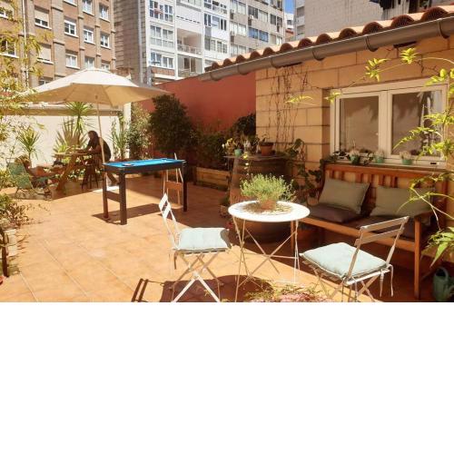 Apartamento FAMILIAR con GRAN PATIO PRIVADO - 300m Guggenheim